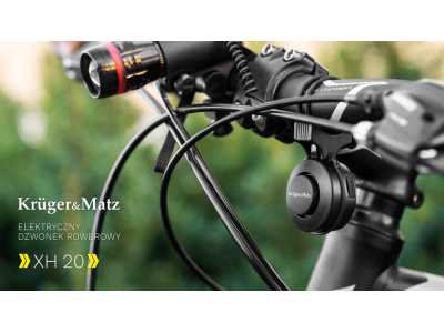 Elektryczny dzwonek rowerowy Kruger&Matz XH20