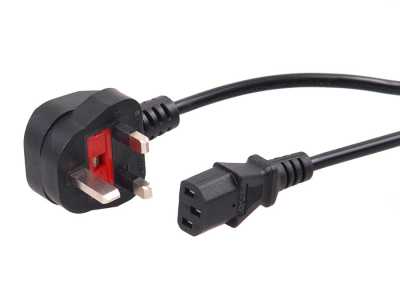 Kabel zasilający Maclean, 3 pin, Wtyk GB, 3m, MCTV-807