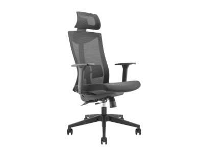 Fotel biurowy ergonomiczny premium z wysokim oparciem Ergo Office, max 150kg, ER-414