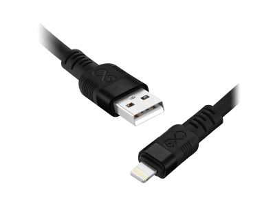 Kabel USB-A - Lightning eXc WHIPPY Pro, 0.9M, 29W, szybkie ładowanie, kolor mix ciemny
