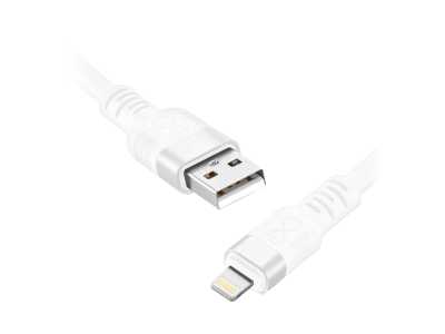Kabel USB-A - Lightning eXc WHIPPY Pro, 2M, 12W, szybkie ładowanie, kolor mix ciemny