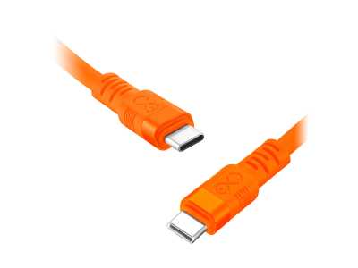 Kabel USB-C - USB-C eXc WHIPPY Pro, 2M, 100W, szybkie ładowanie, kolor mix