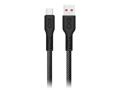 Kabel USB-A - USB-C eXc IMMORTAL, 0.9m, 30W, szybkie ładowanie, kolor mix