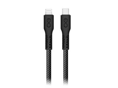 Kabel USB-C - Lightning eXc IMMORTAL, 0.9m, 30W, szybkie ładowanie, kolor mix