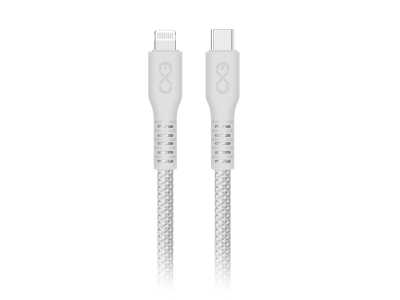 Kabel USB-C - Lightning eXc IMMORTAL, 2m, 30W, szybkie ładowanie, kolor mix