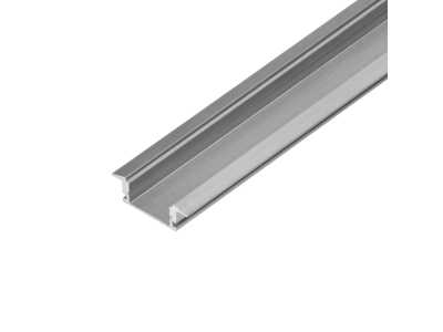 Profil aluminiowy do taśm LED, 2000 x 24,5 x 6,85 mm, wpuszczany w karton gips, srebrny