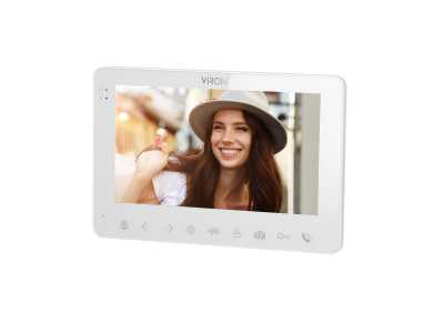 Wideo monitor bezsłuchawkowy do rozbudowy zestawów VIFAR i VIFIS,  LCD 7", WiFi + APP na smartfona, sterowanie bramą