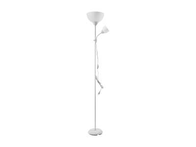 Lampa stojąca podłogowa URLAR, 175 cm, E27 max 40W, E14 max 25W, biała