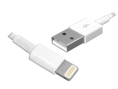 PS Kabel USB- IPHONE 1m biały