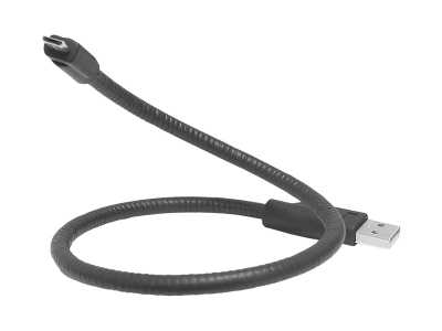 PS Kabel USB  - Micro USB 45cm "sztywny"