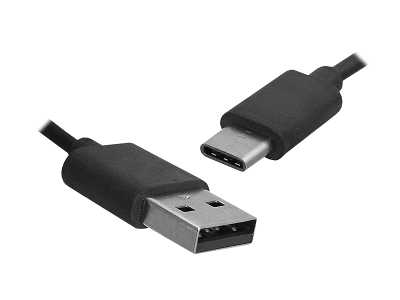PS Kabel USB -USB Type-C 1m czarny HQ.