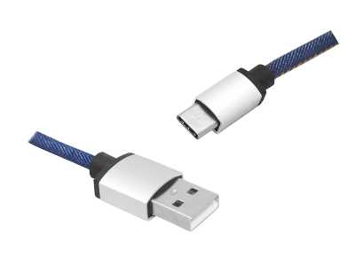 PS Kabel USB-Type-C, 1m, jeans.