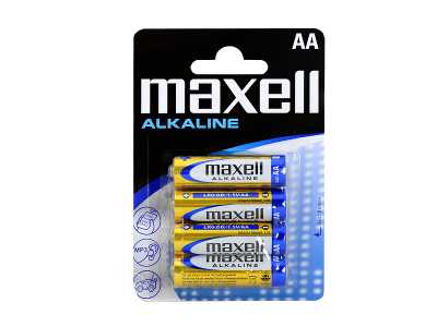 Bateria alkaliczna MAXELL LR06 na blistrze.