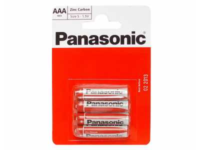 Bateria Panasonic R03 na blistrze.