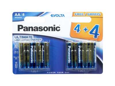 Bateria alkaliczna Panasonic Evolta, LR06, blister.