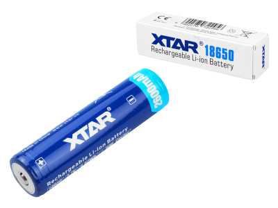Akumulator z zabezpieczeniem XTAR 18650 2600mAh