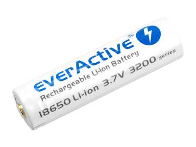 Akumulator EverActive 18650, 3200 mAh, 3,7 V, ładowalny, BOX.