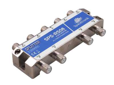 Rozgałęźnik splitter 1/8 5-2400 MHz Spacetronik SPS-R08.