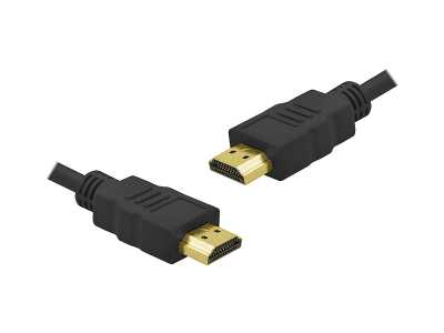 PS Kabel HDMI-HDMI, złoty 19 pin + filtr 1.5m. Cu HQ