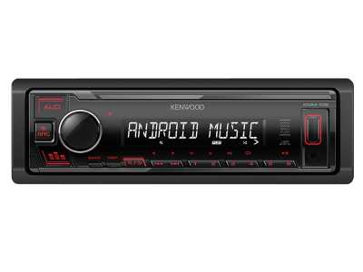 Radio samochodowe KENWOOD KMM-105 RY, USB.