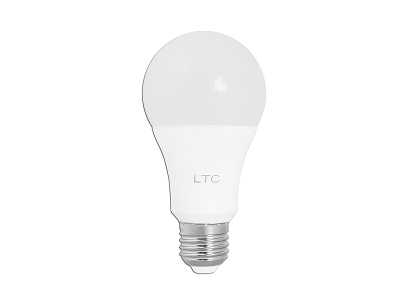 PS Żarówka LTC LED A65 E27 SMD 15W 230V, światło ciepłe białe, 1200lm.