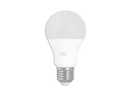 PS Żarówka LTC LED A60 E27 SMD 10W 230V, światło ciepłe białe, 800lm.