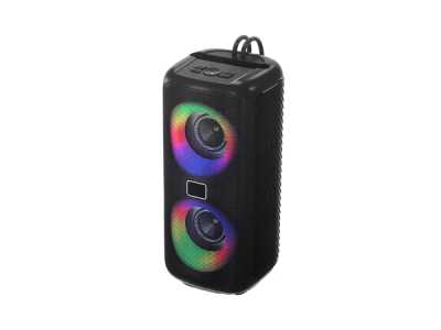 Głośnik bluetooth LM-897 z podświetleniem RGB 2x5W ,FM,AUX, czarny
