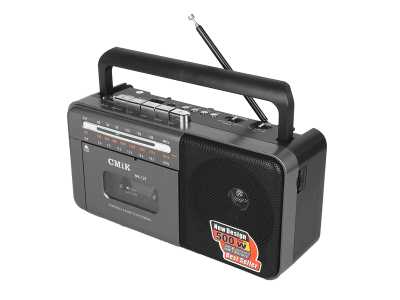 PS Radio przenośne MK-137, FM, kaseta, bluetooth, USB, TF, 2 x akumulator 18650
