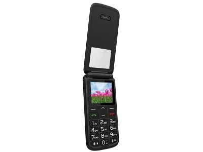 PS  Telefon dla seniora MOB30 z klapką, czarny.