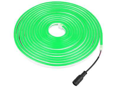 Sznur diodowy LED NEON FLEX jednostronny 2835, 12 V, 5 m, zielony.