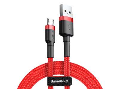 PS Kabel USB - microUSB 1m, 2,4A, BASEUS, Quick Charge.