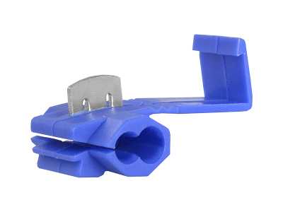Szybkozłącze samochodowe zaciskane, niebieskie, 1.5-2.5mm.