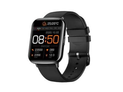 PS Zegarek sportowy Smartwatch SENBONO metalowa koperta X27 czarny IP68