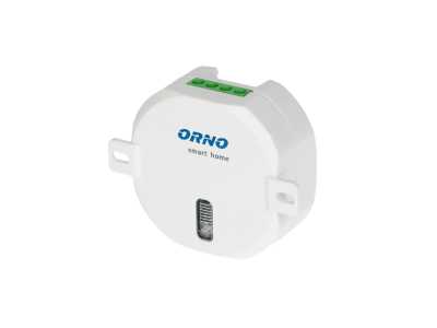 Przekaźnik podtynkowy (dopuszkowy) ORNO Smart Home sterowany bezprzewodowo, z odbiornikiem radiowym, obciążenie 1000W