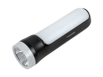 Latarka ręczna TS-1857 1-LED 1W+ 20 LED z akumulatorem 1200mAh, czarna.
