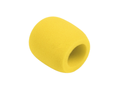 Gąbka mikrofonowa żółta