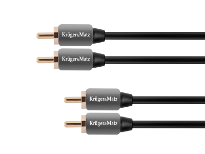 Kabel 2RCA-2RCA 1.8m Kruger&amp;Matz
