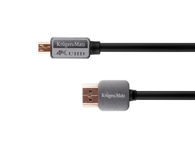 Kabel HDMI - micro HDMI wtyk-wtyk (A-D)  3.0m Kruger&amp;Matz