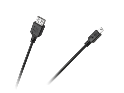 Kabel USB gniazdo A - wtyk mini USB 5pin
