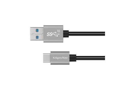 Kabel USB - USB typu C 10 Gbps 1 m Kruger&amp;Matz Basic