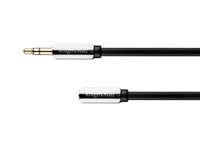 Kabel wtyk - gniazdo  jack 3.5  stereo 1.8m Kruger&amp;Matz