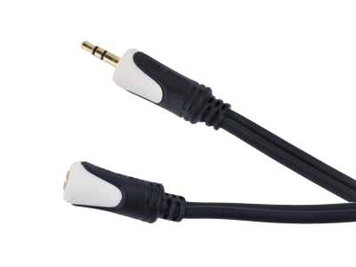 Kabel 3.5 wtyk stereo - 3.5 gniazdo stereo 1.0m Cabletech Basic Edition