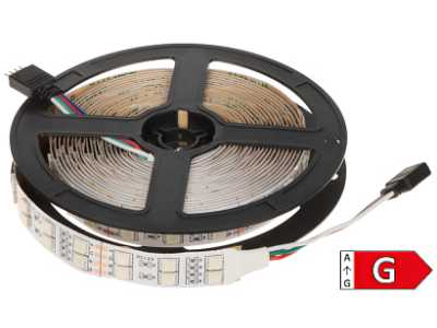 TAŚMA LED LED120A-12V/28.8W-RGB/5M 5&nbsp;m