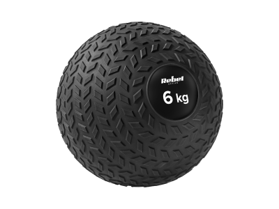 Mała piłka lekarska do ćwiczeń rehabilitacyjna Slam Ball 23cm 6kg, REBEL ACTIVE
