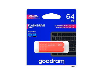 Pendrive Goodram USB 3.2 64GB pomarańczowy