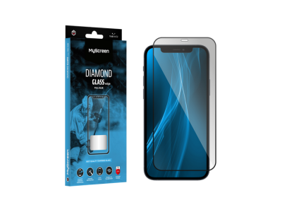 Szkło ochronne MyScreen DIAMOND GLASS LITE edge FULL GLUE czarne Apple iPhone 13 Pro Max 6.7&quot;