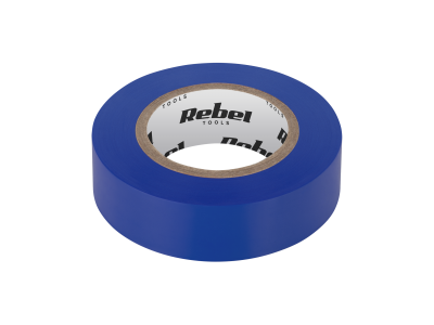 Taśma izolacyjna klejąca REBEL (0,13 mm x 19 mm x 10 yd) niebieska