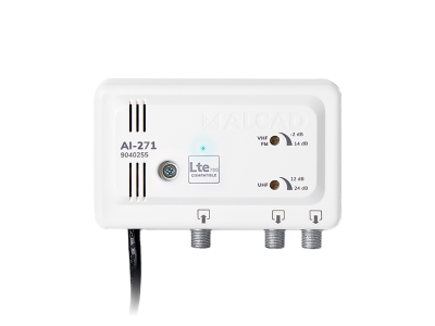 Wzmacniacz antenowy wewnętrzny 2 wyjścia LTE700 AI-271 ALCAD